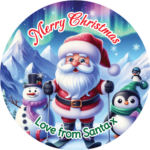 Santa Christmas Stickers