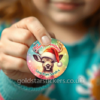 Reindeer merry christmas stickers