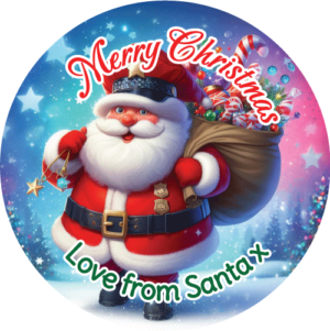 Santa Christmas Stickers