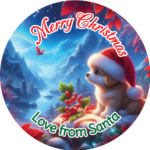 merry christmas stickers