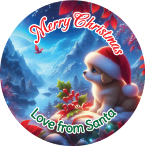 merry christmas stickers